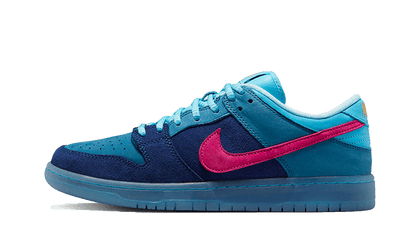 Tenisky Nike SB Dunk Low modro-rúžové, pohľad z boku