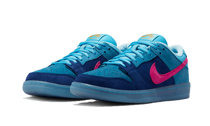 Tenisky Nike SB Dunk Low modro-rúžové, pohľad z predu