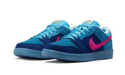 Tenisky Nike SB Dunk Low modro-rúžové, pohľad z predu