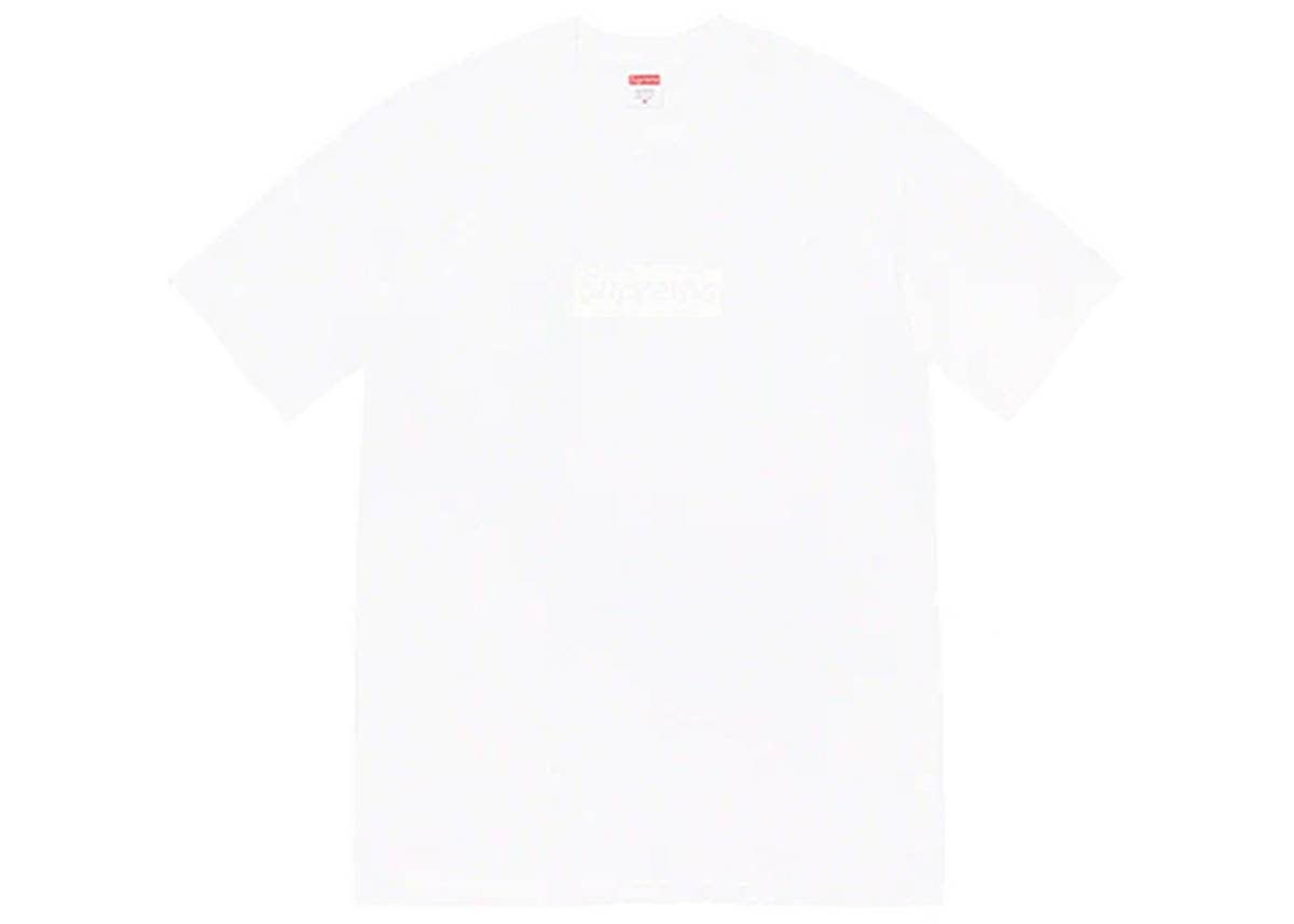 Supreme Tonal Box Logo Tee White – Svet Tenisiek